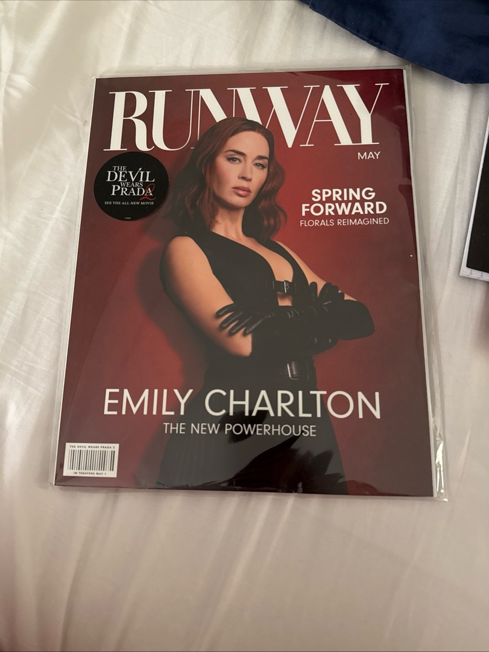 Magazine Cover Art Print - Red